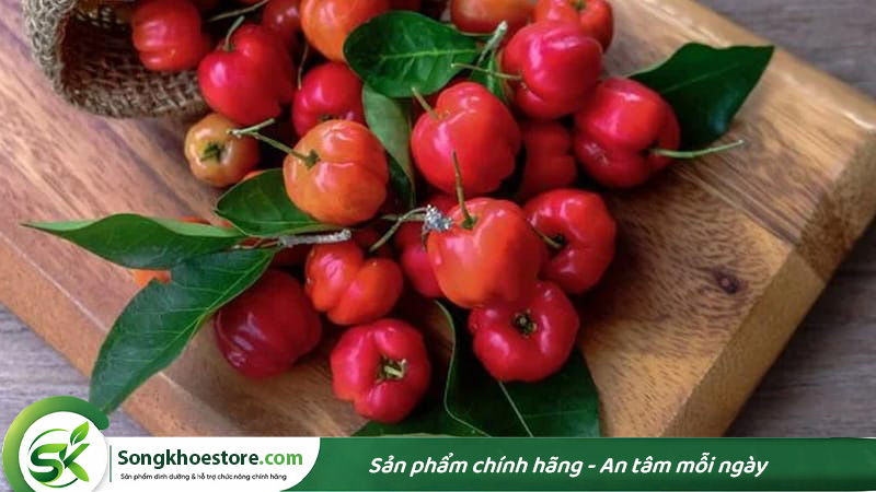 Acerola Cherry-chua-nhieu-vitamin-c
